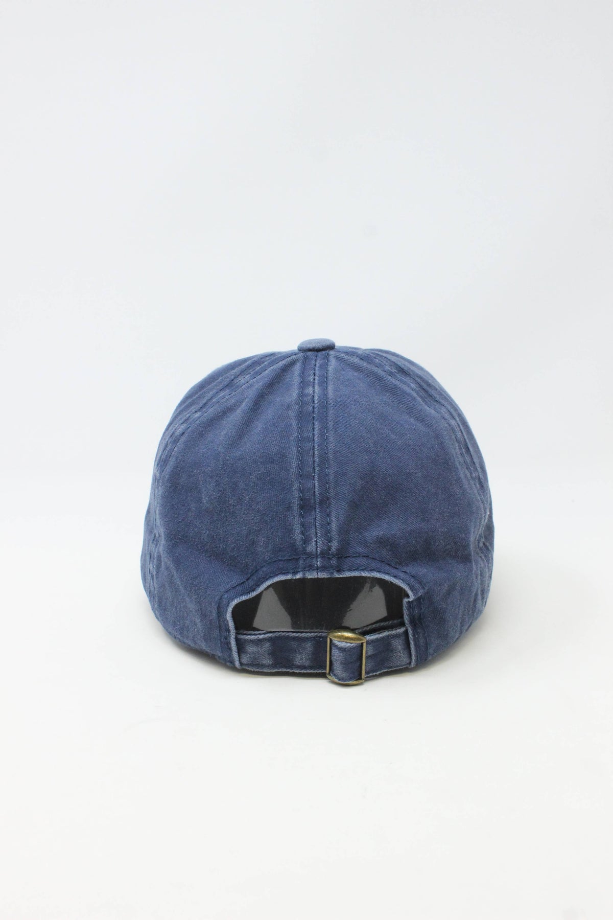 Waves Embroidered Washed Baseball Cap