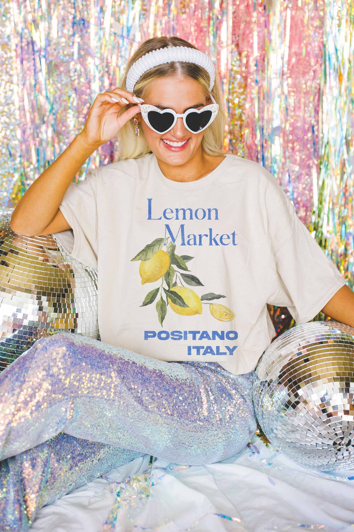Lemon Market Oversized Graphic Tee