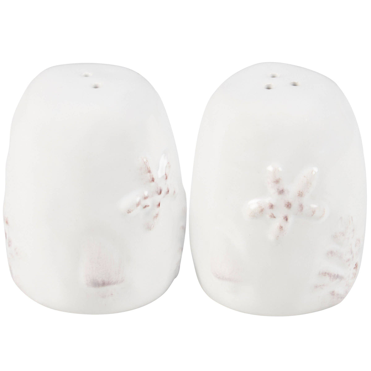 Embossed Beach Salt & Pepper Shakers