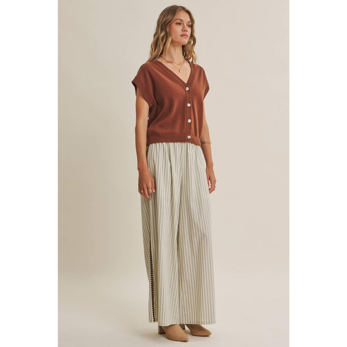 Mediterranean Artisan Stripe Pants