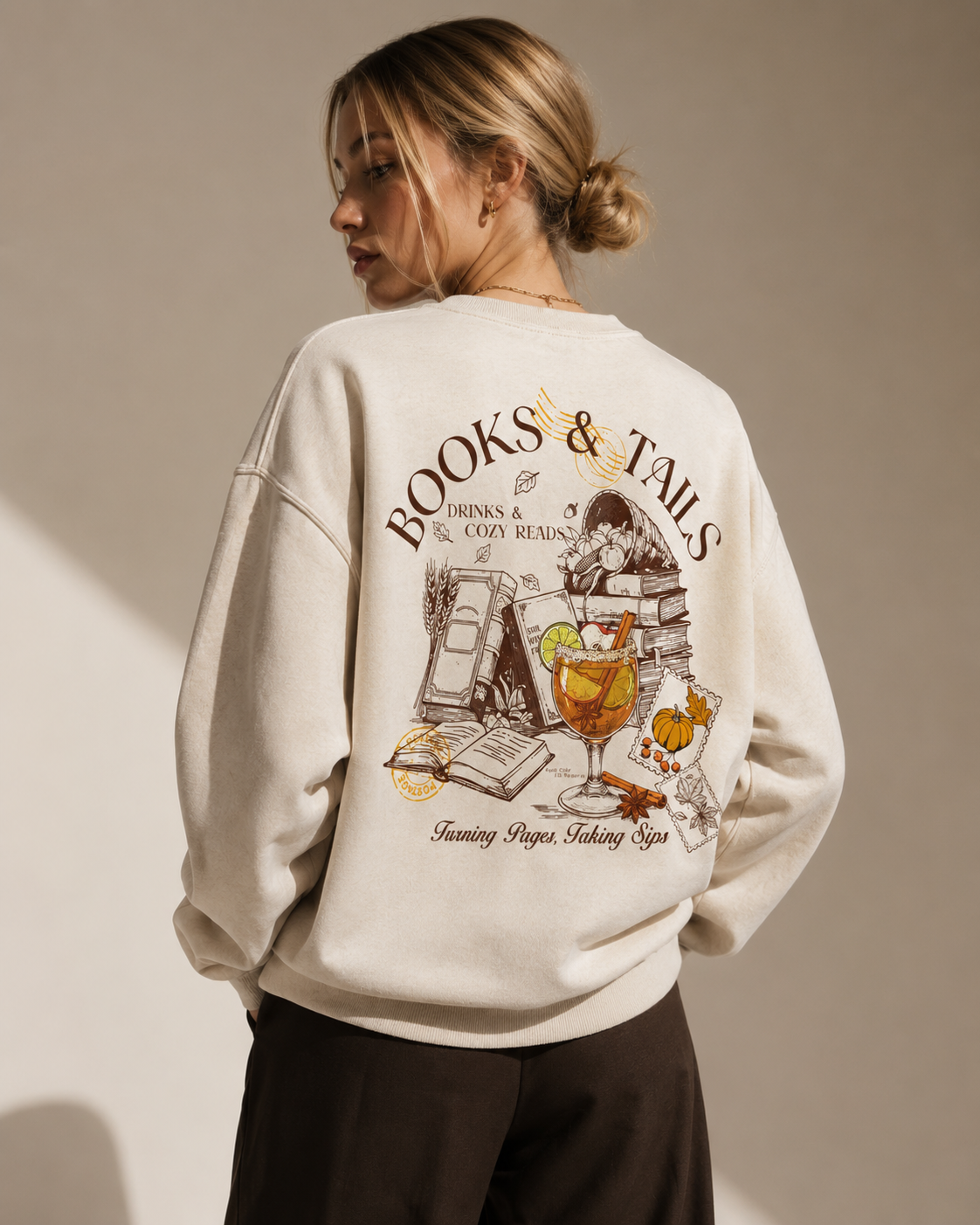 Books & Tails Fall Sweatshirt