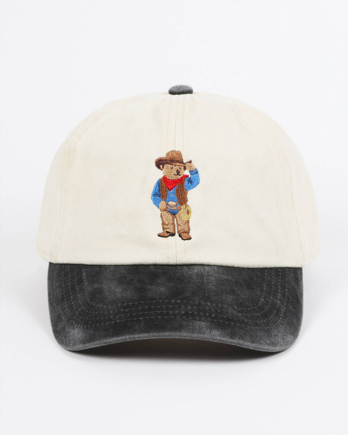 Western Cowboy Bear Baseball Cap