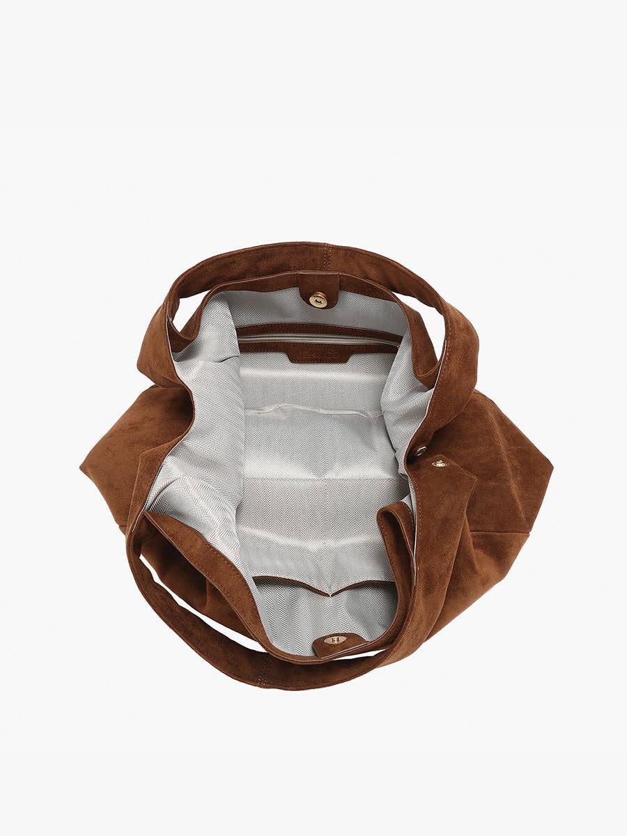 Katherine Slouchy Suede Hobo Bag