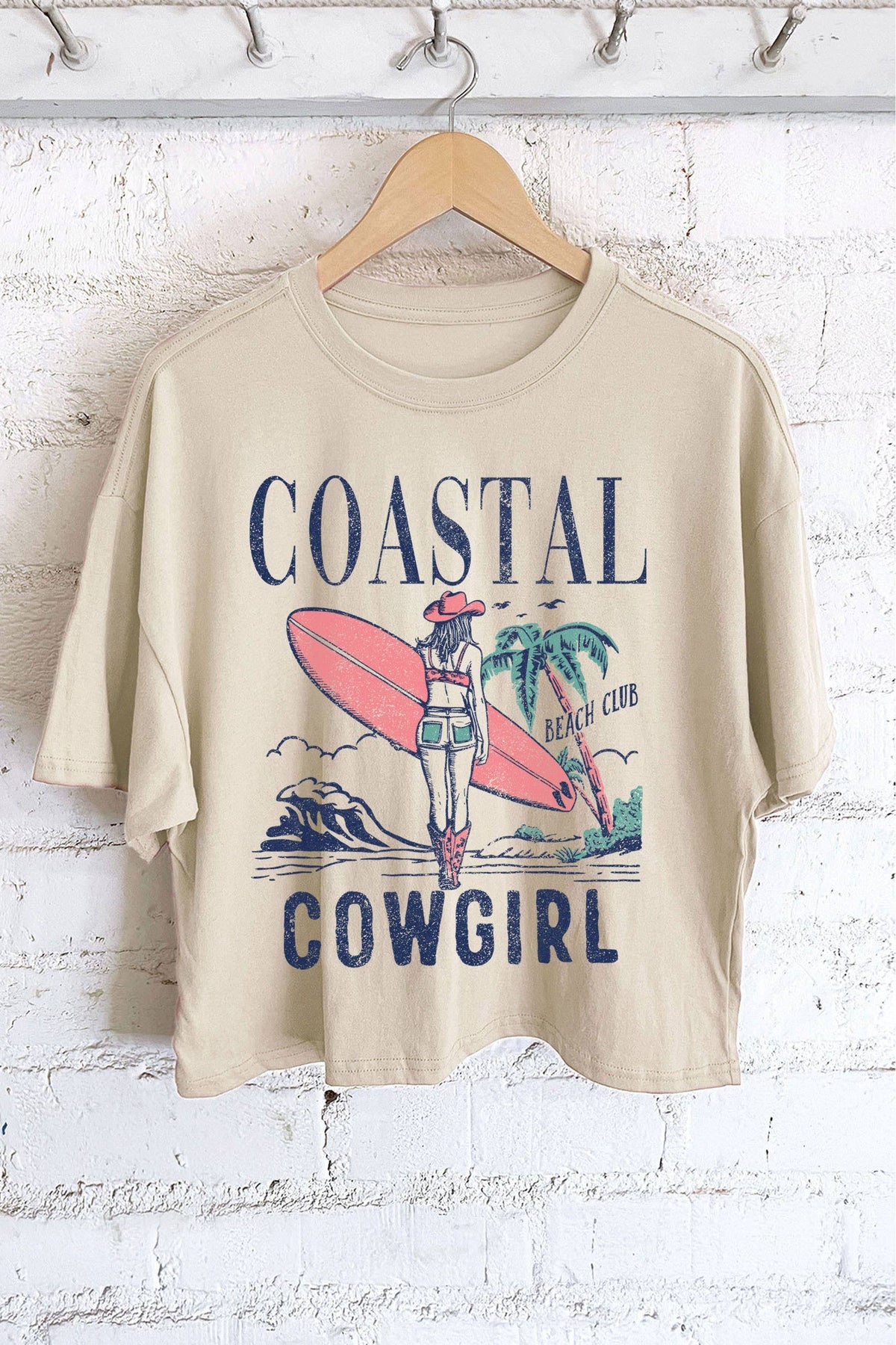 Coastal Cowgirl Beach Club Graphic Tee