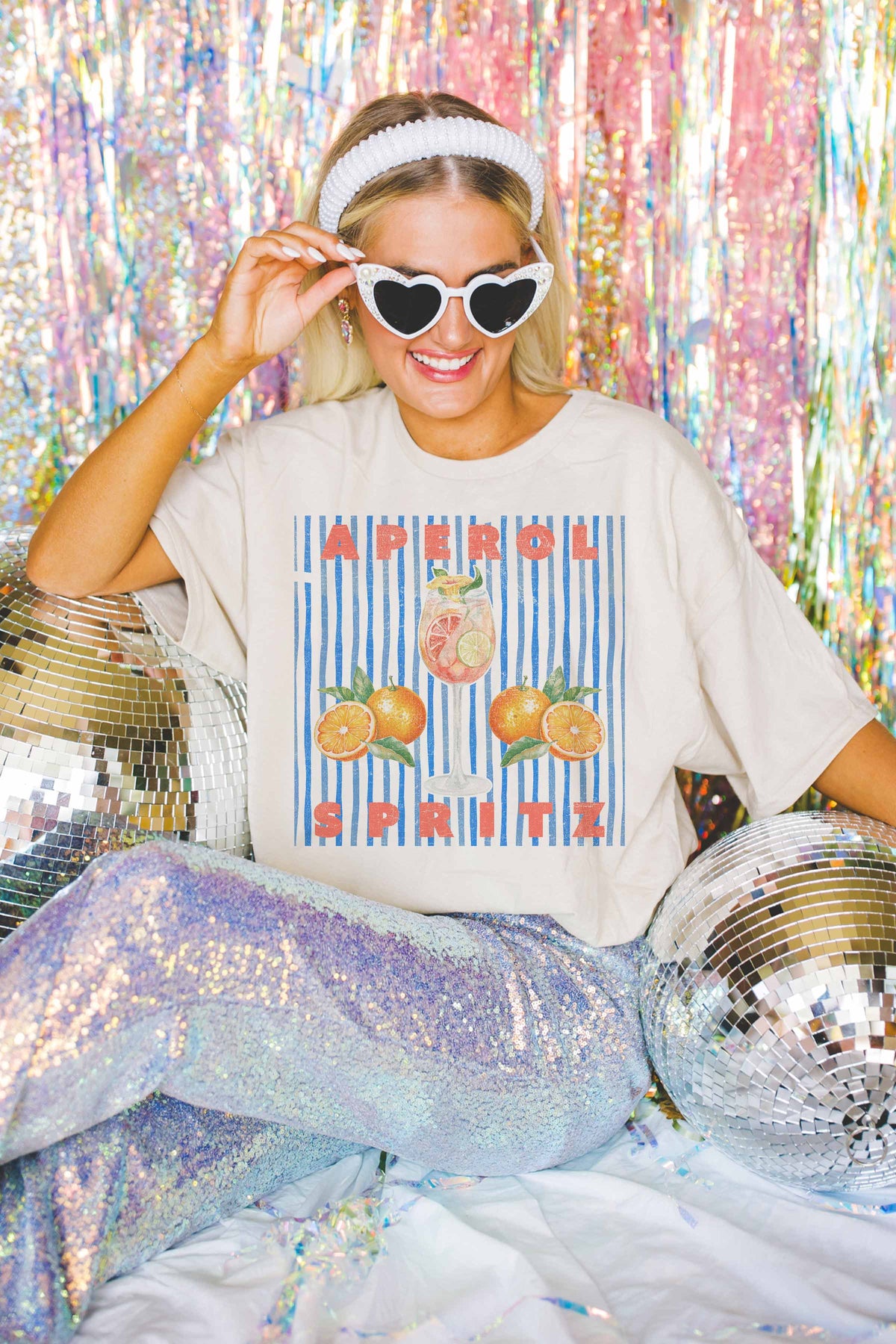 Aperol Spritz Oversized Graphic Tee