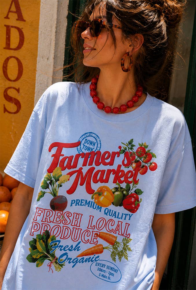 Farmer's Market Produce Graphic Tee