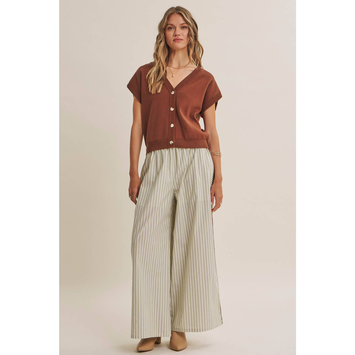 Mediterranean Artisan Stripe Pants