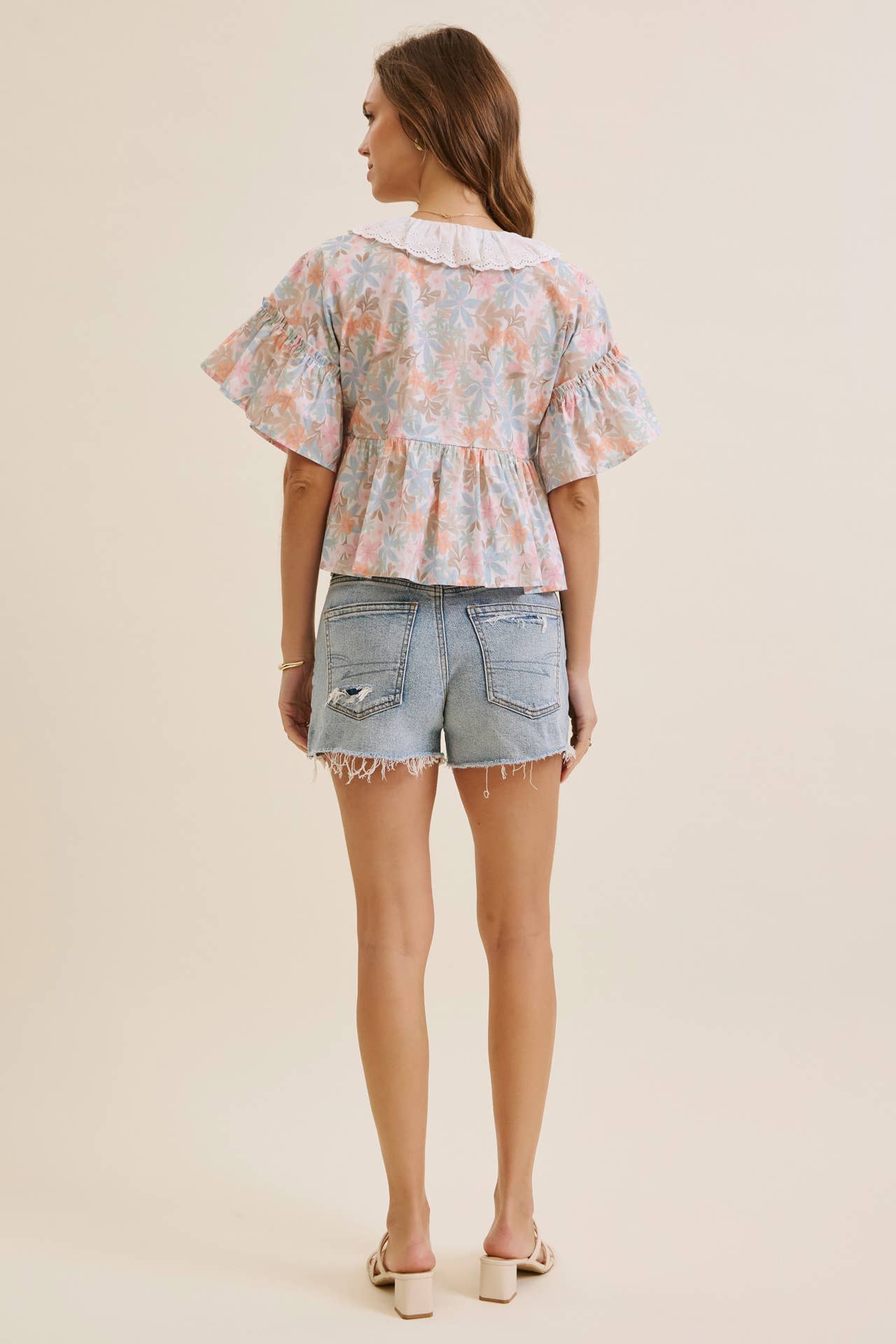 Freshly Bloomed Pastel Floral Blouse