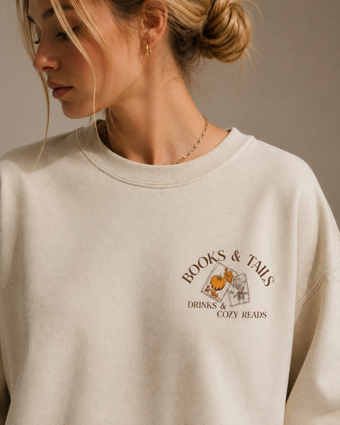 Books & Tails Fall Sweatshirt