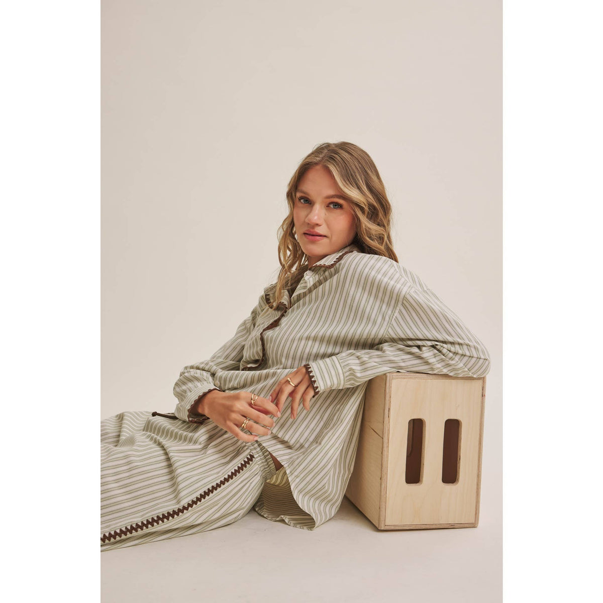 Mediterranean Artisan Stripe Shirt