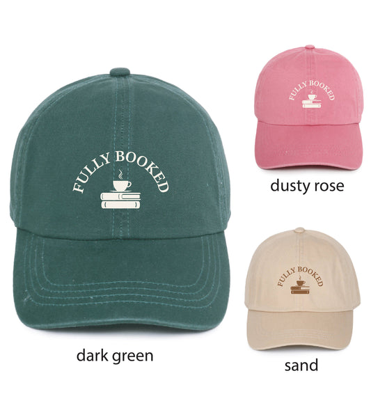 Fully Booked Embroidered Baseball Cap