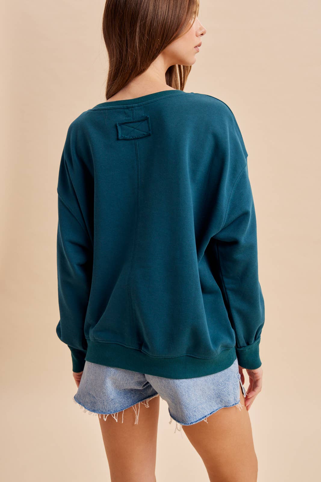 Embroidered Duck Pullover