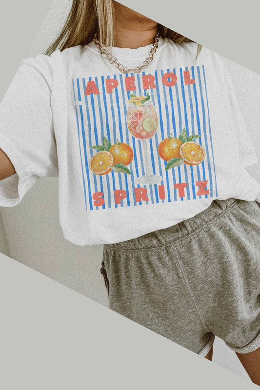 Aperol Spritz Oversized Graphic Tee