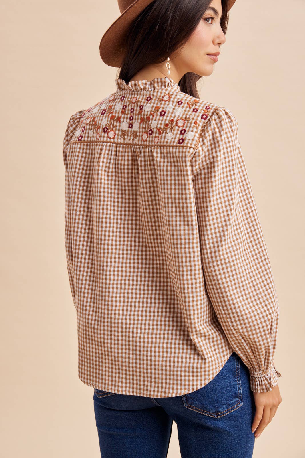 Embroidered Button Down Shirt