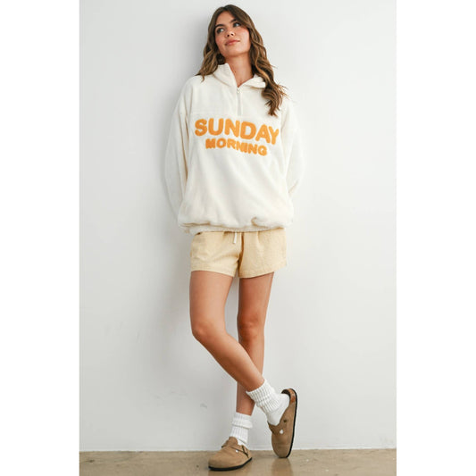 Casual Striped Drawstring Shorts