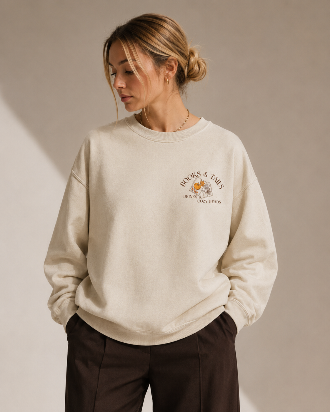 Books & Tails Fall Sweatshirt
