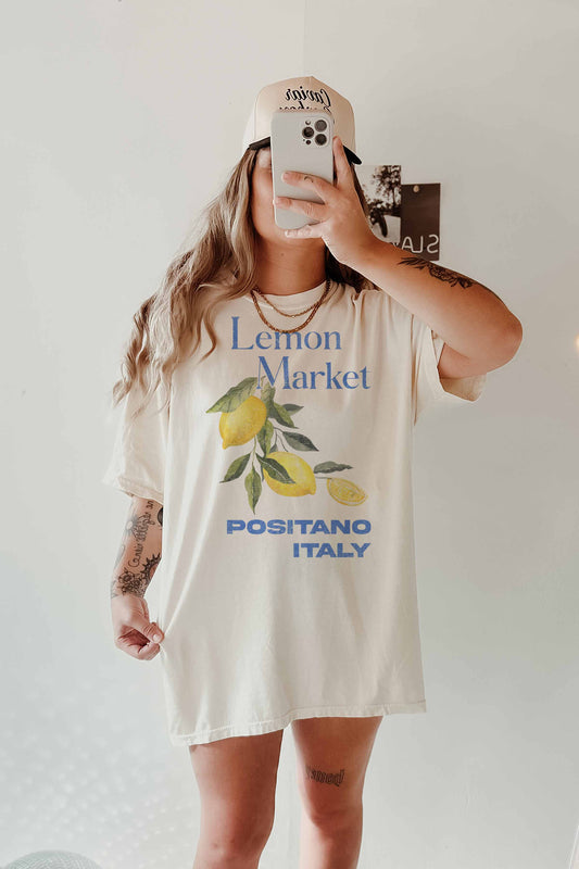 Lemon Market Oversized Graphic Tee