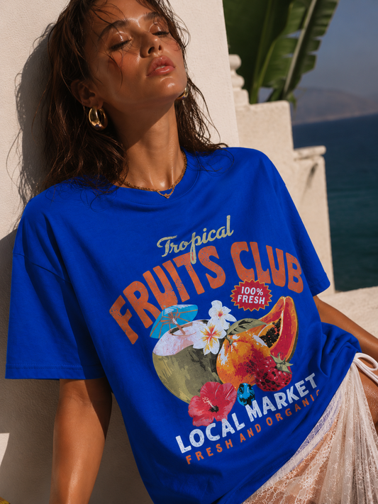 Tropical Fruits Club Graphic Tee