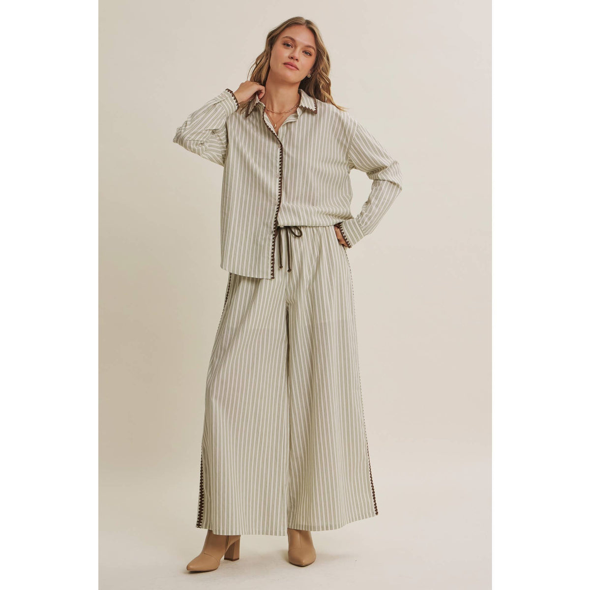 Mediterranean Artisan Stripe Shirt