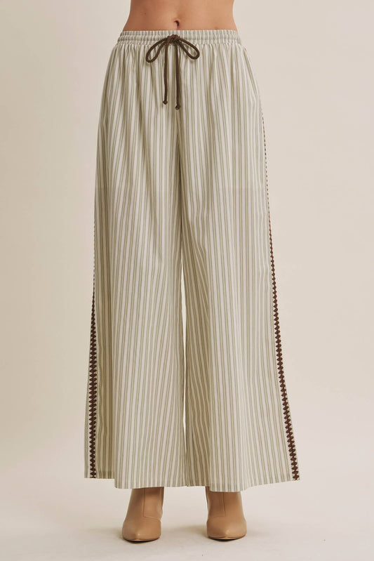 Mediterranean Artisan Stripe Pants