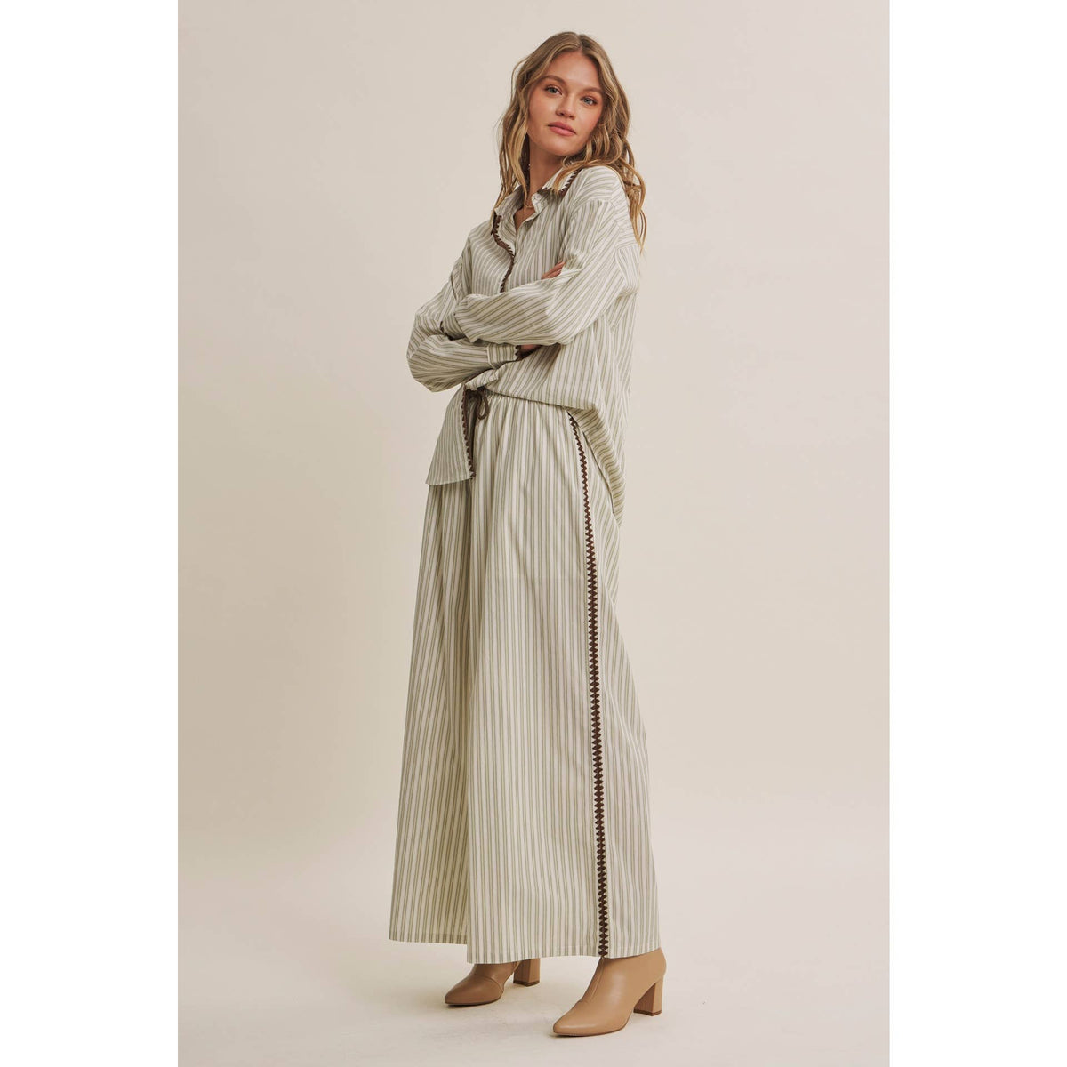 Mediterranean Artisan Stripe Shirt
