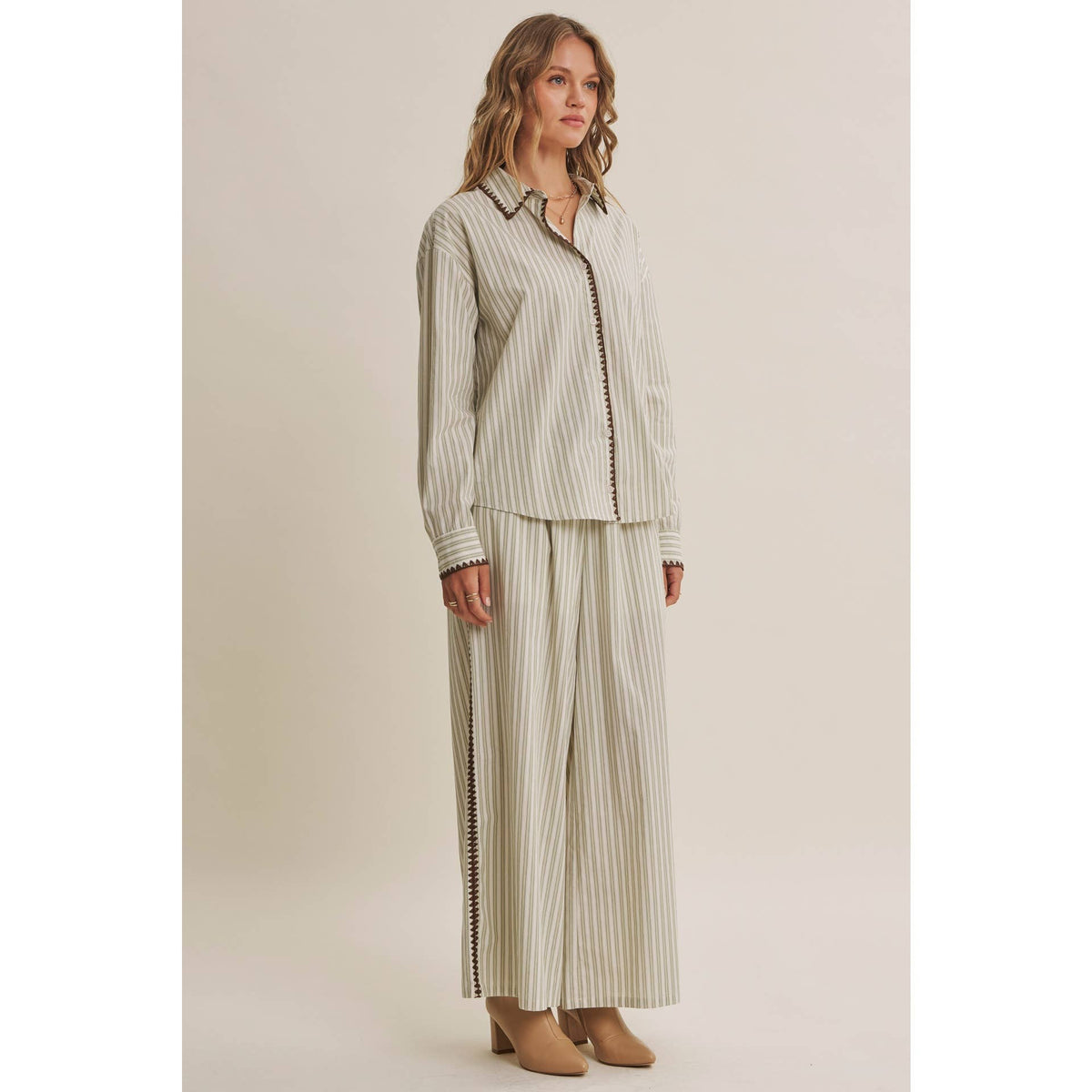Mediterranean Artisan Stripe Shirt