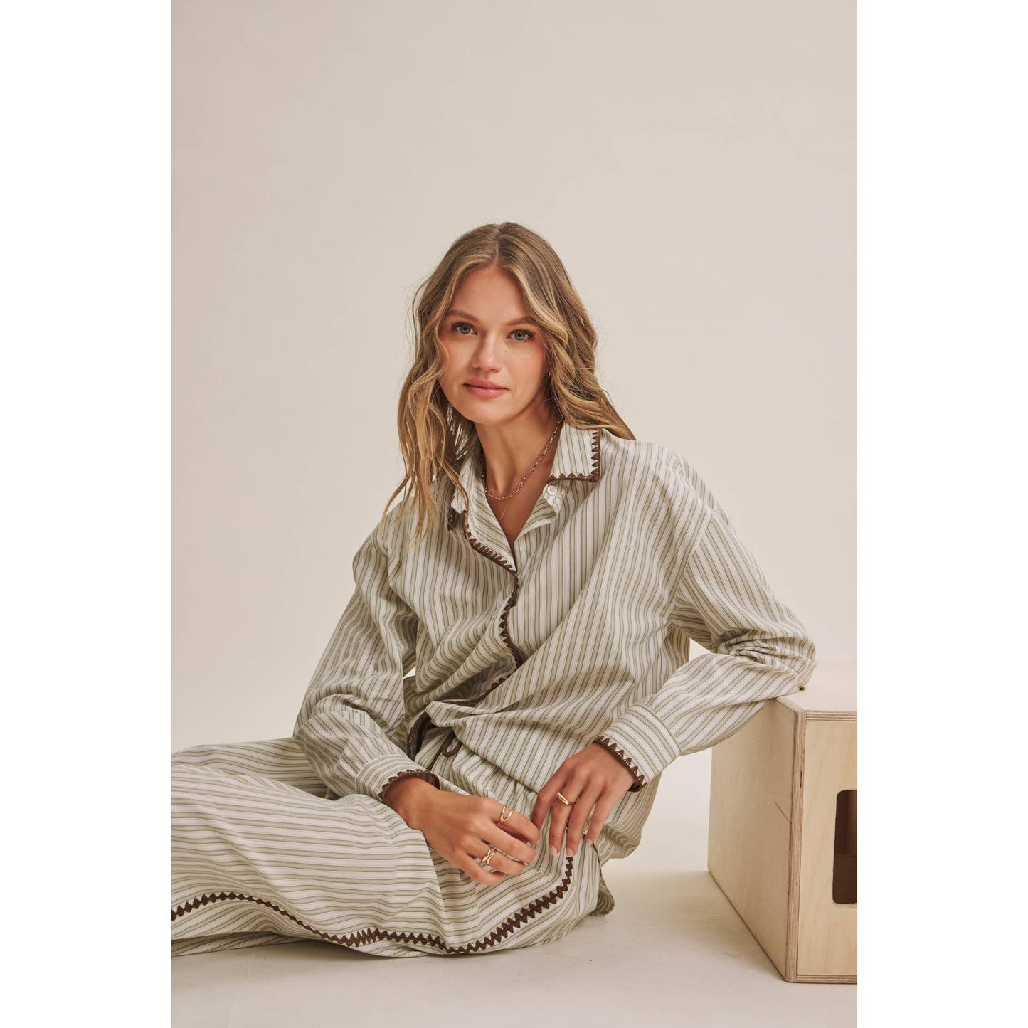 Mediterranean Artisan Stripe Shirt