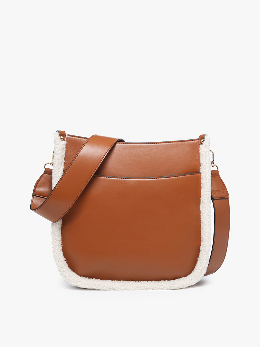 Chloe Teddy Trim Crossbody